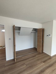 大容量のファミリークローゼット完備